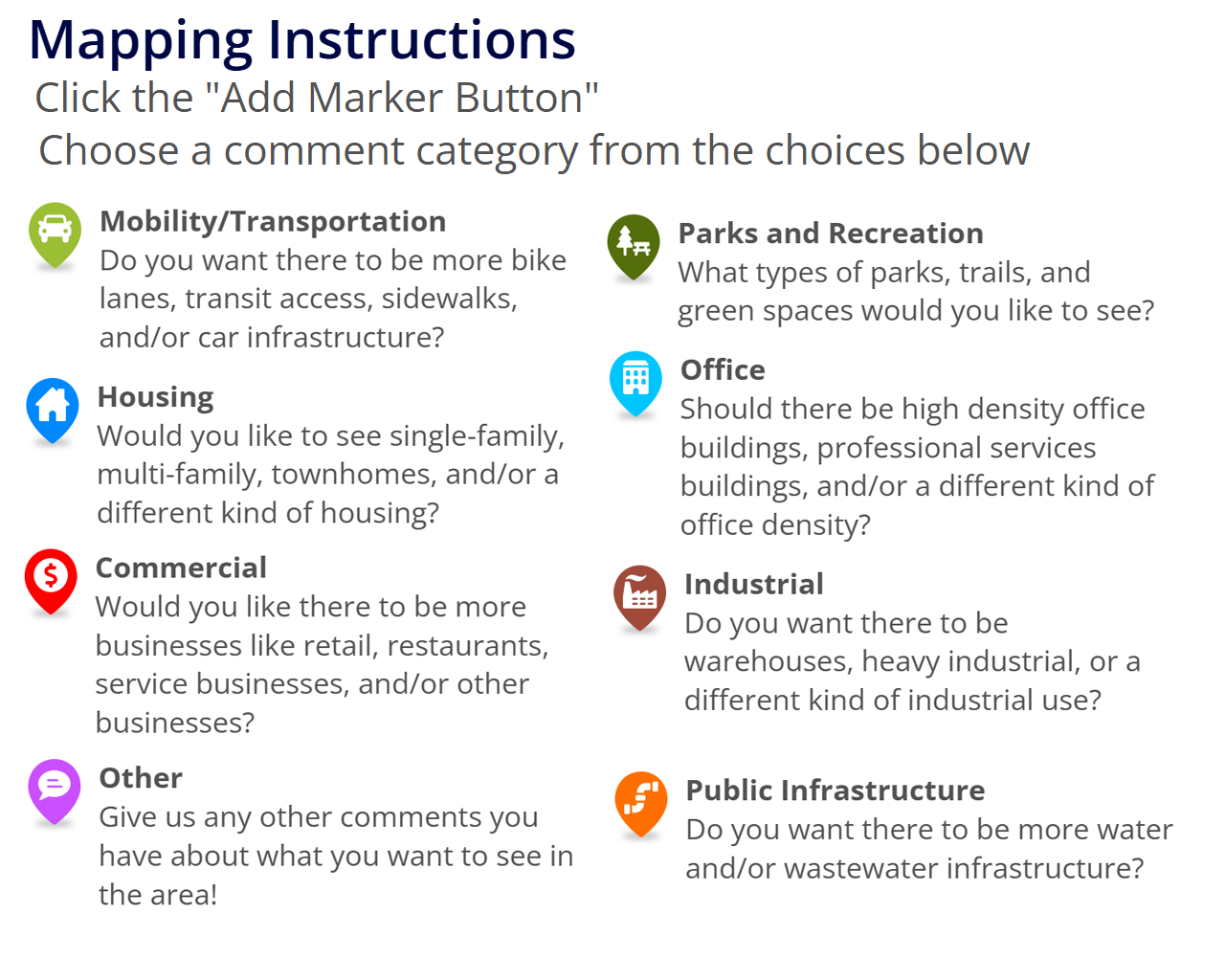 Interactive Map Instructions