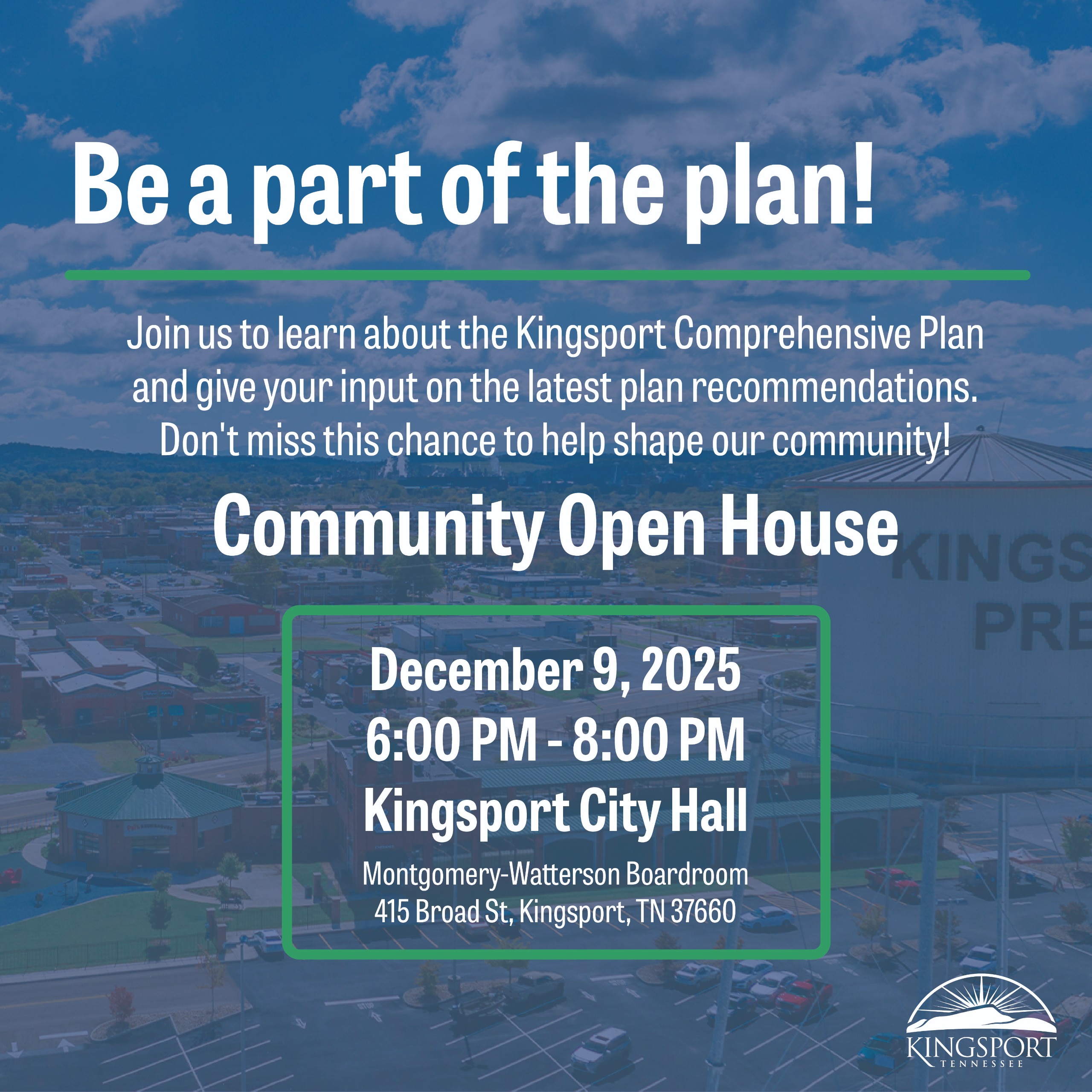 Community Open House Graphic